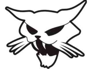  Cat Evil Face_ 1 3 9 Decal Proportional