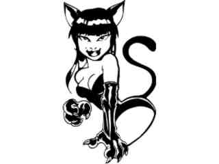  Cat Girl_ G D G Decal Proportional