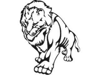  Cats Big Lions Tigers Panthers_ 0 1 5 Decal Proportional