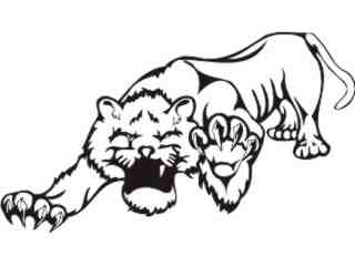  Cats Big Lions Tigers Panthers_ 0 1 7 Decal Proportional