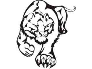  Cats Big Lions Tigers Panthers_ 0 2 0 Decal Proportional