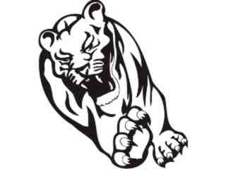  Cats Big Lions Tigers Panthers_ 0 4 0 Decal Proportional