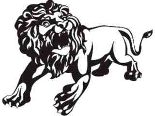 Cats Big Lions Tigers Panthers_ 0 7 0 Decal Proportional