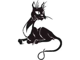  Cats With Style_ 0 0 1 Decal Proportional