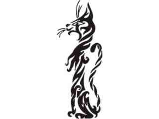  Cats With Style_ 0 1 0 Decal Proportional