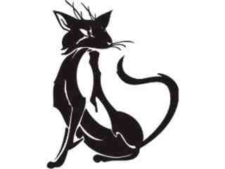  Cats With Style_ 0 3 5 Decal Proportional