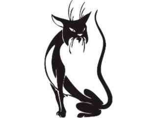  Cats With Style_ 0 3 9 Decal Proportional