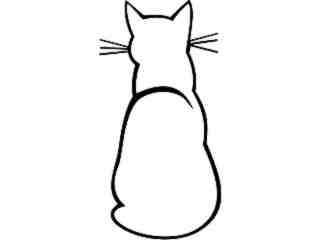  Cats_ Sitting Cat_ 1 3 2_ V A 1 Decal Proportional