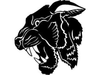  Cats_ Snarling Cat_ 1 3 2_ V A 1 Decal Proportional