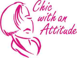  Chic With Attitude Decal Proportional
