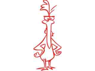  Chicken 4 Decal Proportional