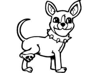  Chihuahua Pisser_ G D G Decal Proportional