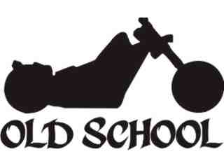  Chopper Old School Decal Proportional