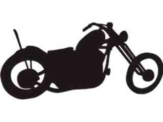  Chopper Silhouette_ M M 1 Decal Proportional