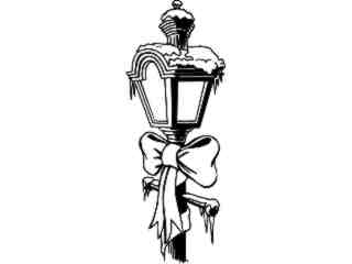  Christmas Gas Lamp M G_ P A 1 Decal Proportional