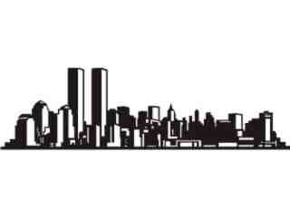  City Skyline_ P A 1 Decal Proportional