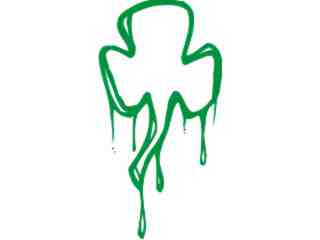  Clover Dripping Decal Proportional