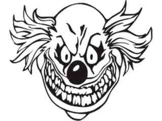  Clown Cool Decal Proportional