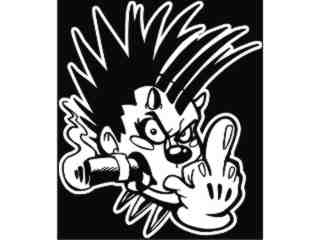  Clown Finger_ I N V_ G D G Decal Proportional