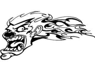  Clown Flaming_ G D G Decal Proportional