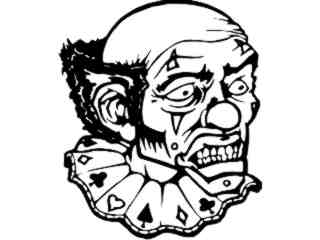  Clownof Cards Decal Proportional