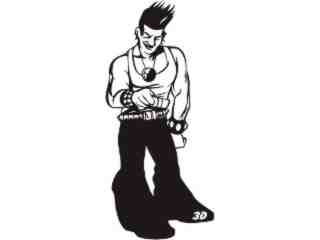  College 2 0 5_ 3 D G Decal Proportional