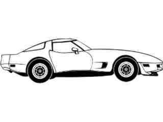 Corvette Car_ 1 8 8_ V A 1 Decal Proportional