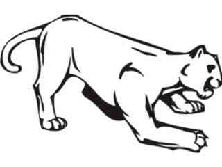  Cougar Animal Wild_ 0 0 8a Decal Proportional