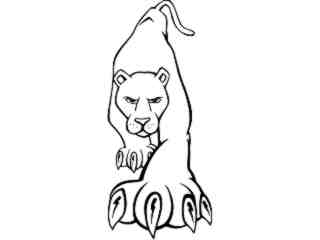  Cougar Panther Crawl_ M B 1 Decal Proportional