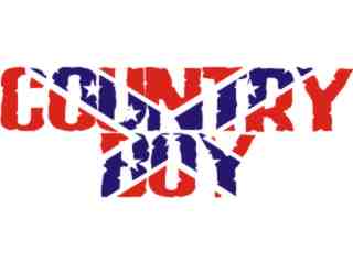  Country Boy Rebel Rough_ C L 1 Decal Proportional