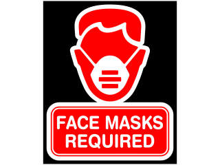  Covid 1 9 Face Mask Required_ C L 1 Decal Proportional