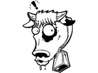 Cow Surprise_ G D G Decal Proportional