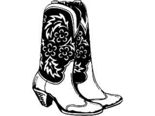 Cowboy Boots_ 1 3 4_ V A 1 Decal Proportional