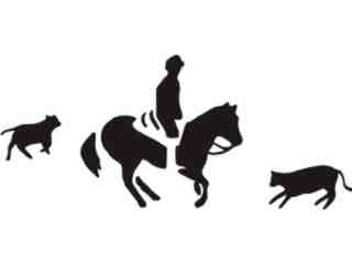 Cowboy Dogs Help_ C U 1 Decal Proportional
