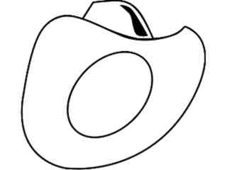  Cowboy Hat D H_ P A 1 Decal Proportional
