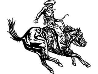  Cowboy Horseman_ M B 1_ D T L Decal Proportional