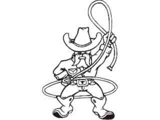  Cowboy Lasso_ M B 1 Decal Proportional