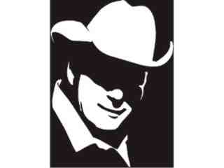  Cowboy Man_ I N V Decal Proportional