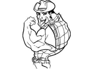  Cowboy Tongue_ G D G Decal Proportional