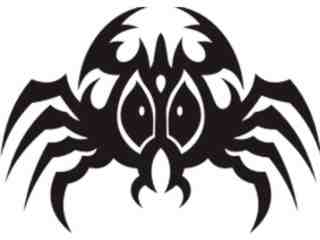  Crab Tribal_ 2 7 4 Decal Proportional