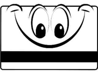  Credit Card Decal Proportional