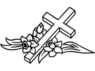  Cross Decal Proportional