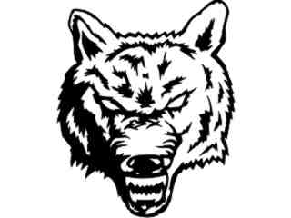  Cyote Wolf Head 1_ M B 1 Decal Proportional