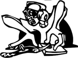  D J Decal Proportional