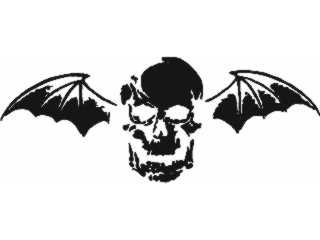  Death Bat Rough Decal Proportional