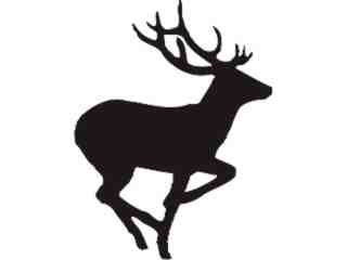  Deer Buck 0 9 Decal Proportional
