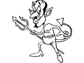  Devil Cool Decal Proportional