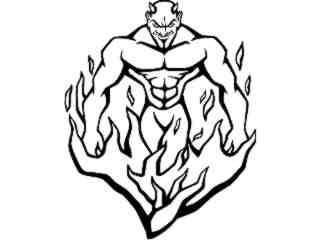  Devil Flame_ M B 1 Decal Proportional