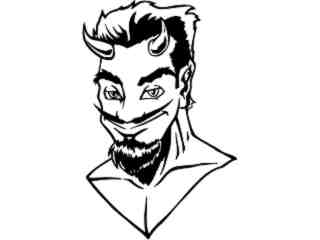  Devil Head 2_ M B 1 Decal Proportional