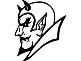  Devil Head M G_ P A 1 Decal Proportional